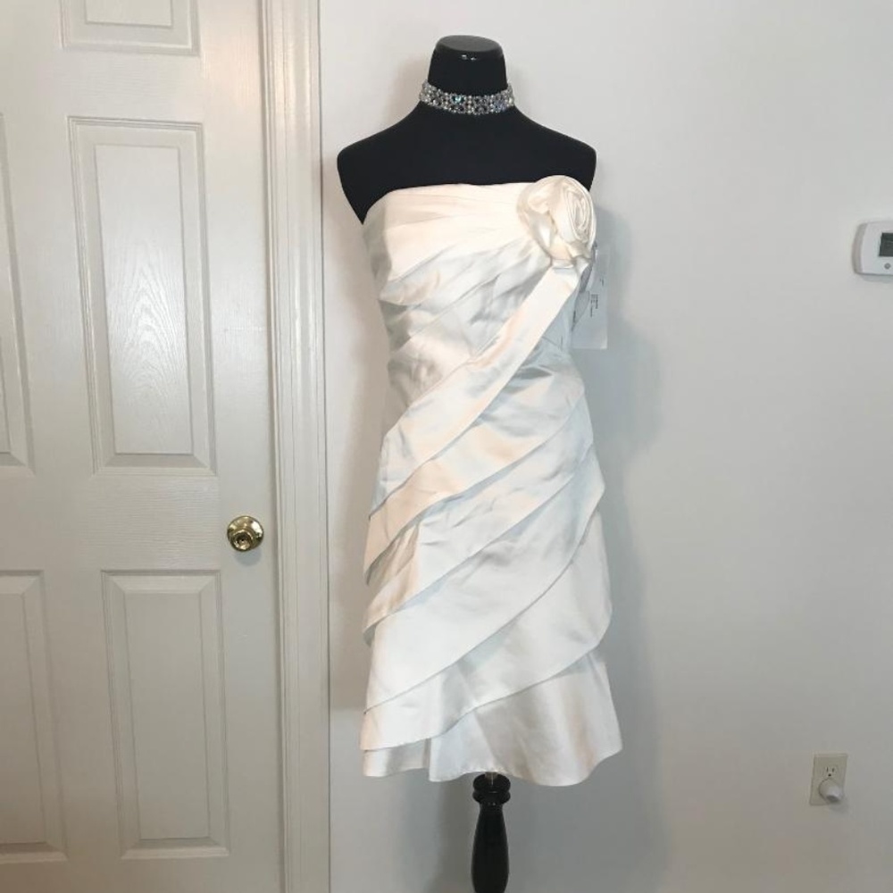 Jasmine White Strapless Wedding Dress